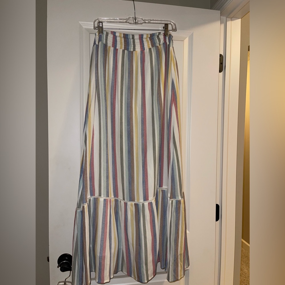 From Evereve. Roan and Ryan striped long skirt